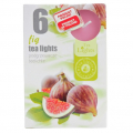 Sviečka čajová aromatická (bal.6) 11gr/4hod Fig