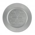 16X030 Tanier podnos plast. strieb.
