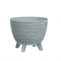 Kvetináč s vložkou DFUR300 FURU 290 x 240 sivý