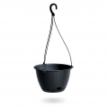 Závesný kvetináč / obal DRLW215 Ratolla Round W antracit