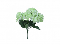 Umelá kytica zelená hortenzia x 5