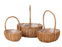 Prútený košík s fóliou (1sa) ZD19700A/C 