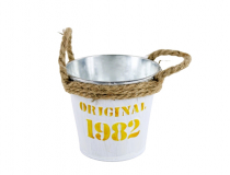 Plechový obal / dekoračné vedierko 