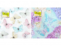 Servítky 33x33 cm Motýľ