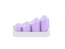 Adventná sviečka postupná 50/70-80-100-120 metal levanduľová