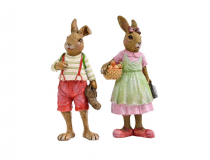 KE150A ( 2 ) Velk.zajac,zajacica polyr.