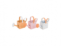 Mini dekoračná krhla oranžovo-biela 976635,TOP200