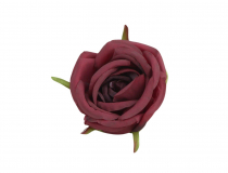 Umelé hlavy kvetov - vencovka ruža bordová A7376-11 