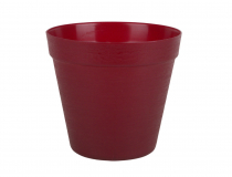 Kvetináč LOFT plastový 22 cm bordový 