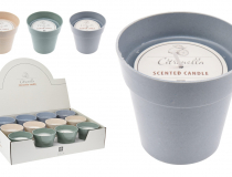 978095 Citrónová sviečka v farebnej keramike 75gr 420901770