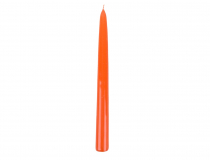 Sviečka kónická 23 cm LAKIER Metal oranžová