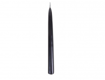 Sviečka kónická 23 cm LAKIER Metal čierna