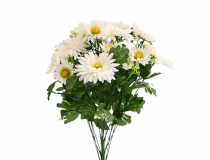 Umelá kytica margarétka x 18 BV06353