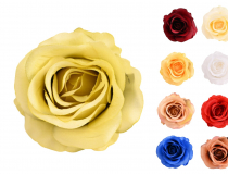 Umelé hlavy kvetov - vencovka ruža 8 cm ZH030 