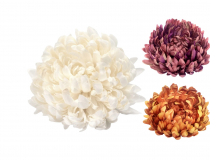 Umelé hlavy kvetov - vencovka Chryzantema CV36364 ( 1bal.)