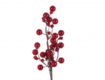 Umelý konár červené bobule 48 cm CV34070 