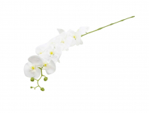 Umelá orchidea biela 90 cm CV31287-1