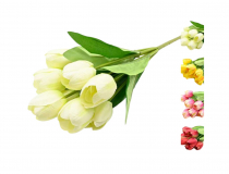 Umelá kytica látkových tulipánov x9 CV31221-MIX