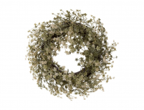 Veniec gypso 30 cm krémovo zelený SIO022 