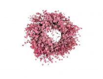 Veniec gypso 30 cm ružový SIO024