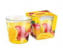 Vonná sviečka v skle Mango & Fruits Home 115gr/30hod.