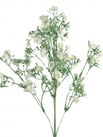 Umelý kvitnúci konár biely HON046B 