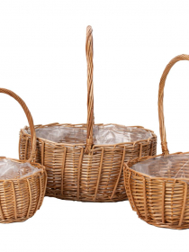 Prútený košík s fóliou (1sa) ZD19700A/C 