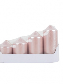 Adventná sviečka postupná 50/70-80-100-120 metal ružová