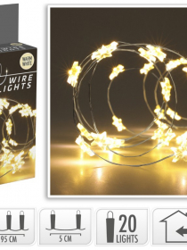 667449 TB Vian.svetla hviezd.95+10cm 20LED BAT-vnut AX9731300