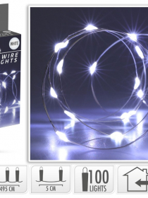 662307 SB Vian.svetla 495+10cm 100LED BAT-vnut AX9730040