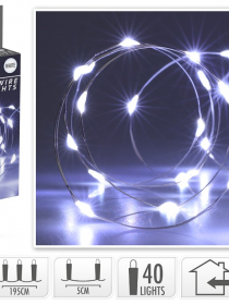 662284 SB Vian.svetla 195+10cm 40LED BAT-vnut AX9730020