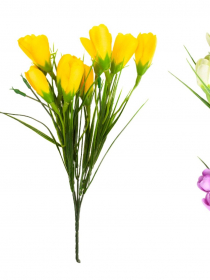 Umelá kytička krokus x5 CV27023 