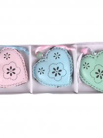 Kovová dekorácia - srdce (1.bal) HDD-183497-B