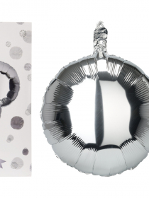 568784 Balón fólia 46cm (1bal.) silver 491020480