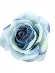 Umelé hlavy kvetov - vencovka ruža mini svetlo modrá A7373-2