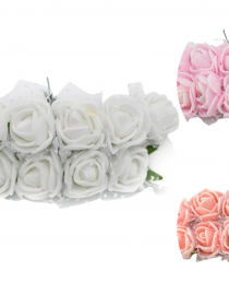 Penové dekoračné ružičky (1bal.) HY-6697 