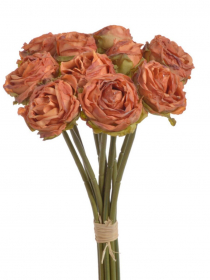  Umelá kytička sušená ruža x 10 81CAN2018A21-05 