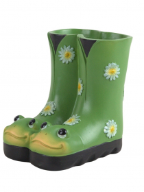 Keramický obal / kvetináč čižmičky žabka KCT006