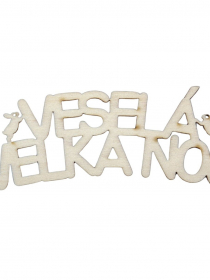 Drevený nápis VEĽKÁ NOC 14 cm