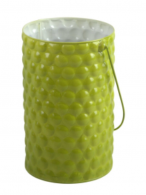 Plechový obal / dekoračné vedro zelené MHH028 