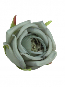 Umelé hlavy kvetov - vencovka ruža sivo-zelená A7376-6