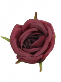 Umelé hlavy kvetov - vencovka ruža bordová A7376-11 