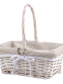 Prútený košík s látkou LT1810-195PC 