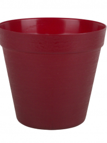 Kvetináč LOFT plastový 22 cm bordový 