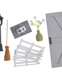 Miniatúrne záhradné doplnky do domček pre bábiky (1sa) HXM-24S1098 