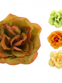 Umelé hlavy kvetov - vencovka ruža RUZA5 - mix