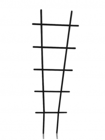 Opora rastlín / Rebrík k rastlinám IDR4 antracit 