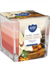 Vonná sviečka v skle VANILLA - AMBER SNK80-355 