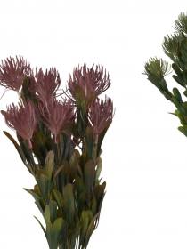 Umelá kytica / trs bodliak x 9 CV35141-1,2 - MIX