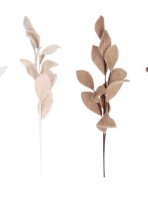 Umelý konár vianočné listy CV37477-MIX